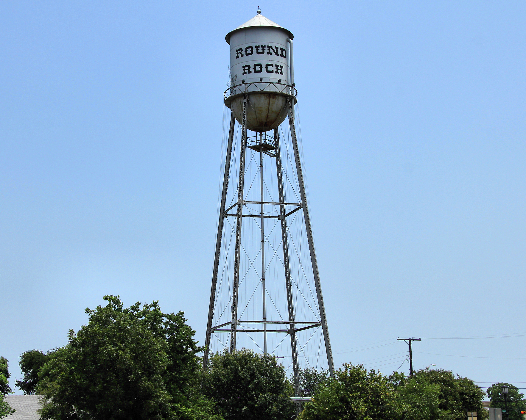 Historic Round Rock water tower